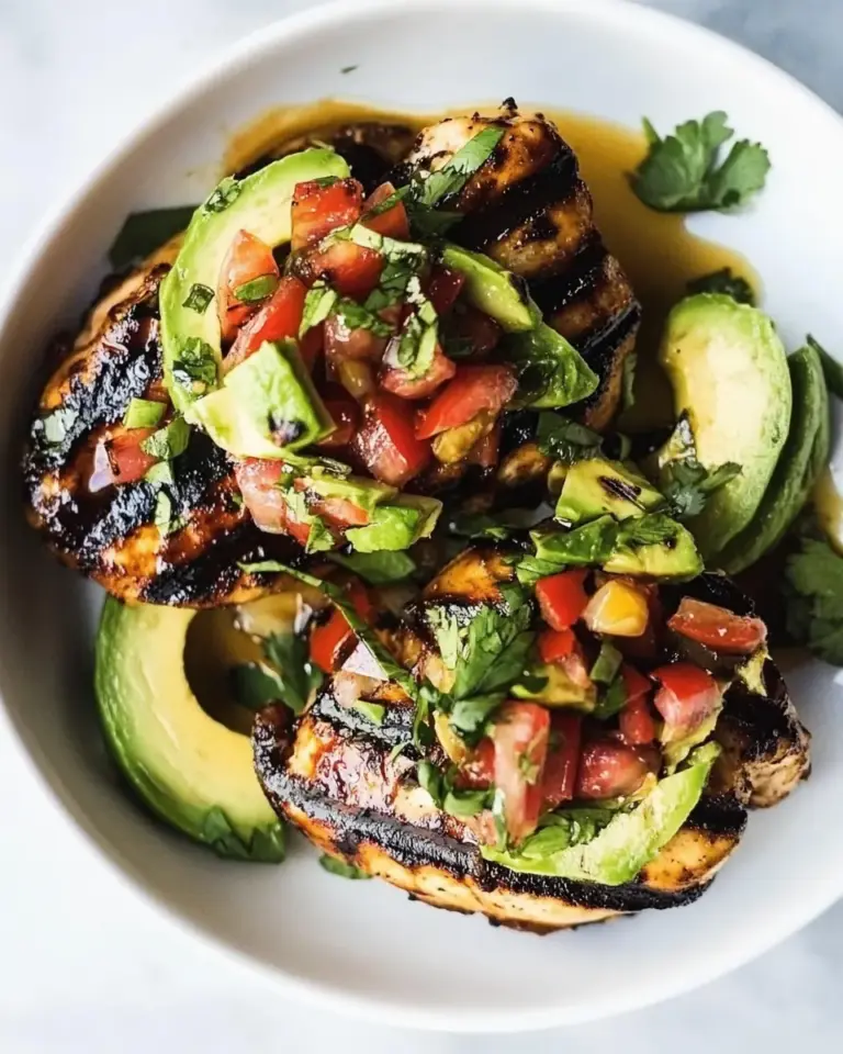 Grilled California Avocado Chicken