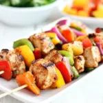 Grilled Chicken Fajita Kabobs