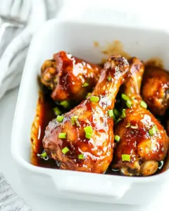 Grilled Honey BBQ Drumsticks