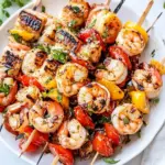 Grilled Shrimp Panzanella Skewers