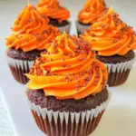 Halloween Devil’s Food Cupcakes