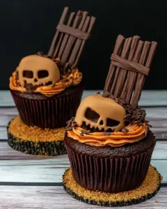 Halloween Graveyard Cupcakes