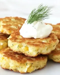 Havarti Dill Corn Cakes