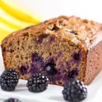 Healthy Blackberry Banana Bread