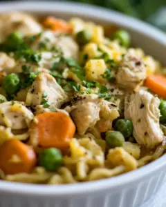 Healthy Chicken Pot Pie With Potato Noodles
