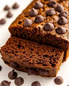 Healthy Flourless Double Chocolate Sweet Potato Bread