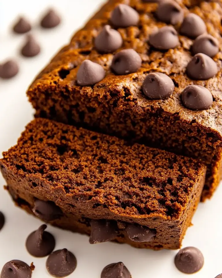 Healthy Flourless Double Chocolate Sweet Potato Bread