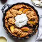 Healthy Paleo Peach Cobbler With Coconut Flour