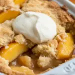 Healthy Peach Cobbler