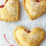 Heart Shaped Strawberry Hand Pies