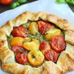 Heirloom Tomato Pesto Galette