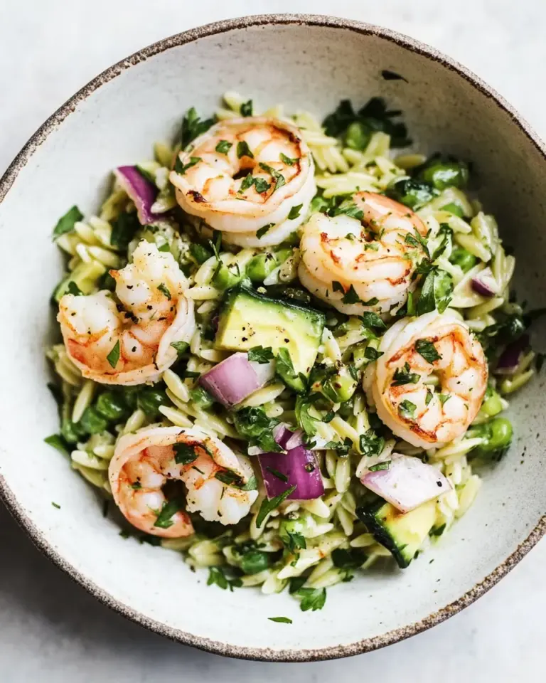 Herbed Shrimp Orzo Salad