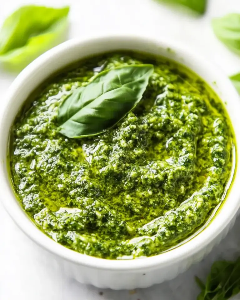 Homemade Basil Pesto