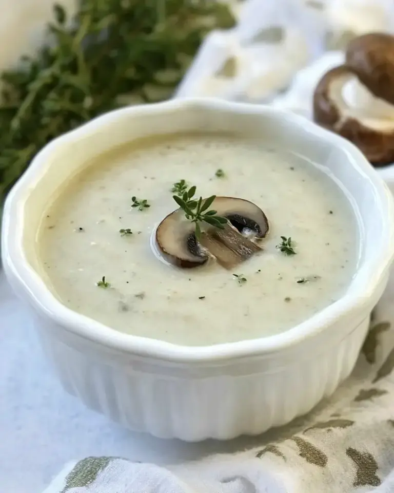 Homemade Cream of Mushroom Soup