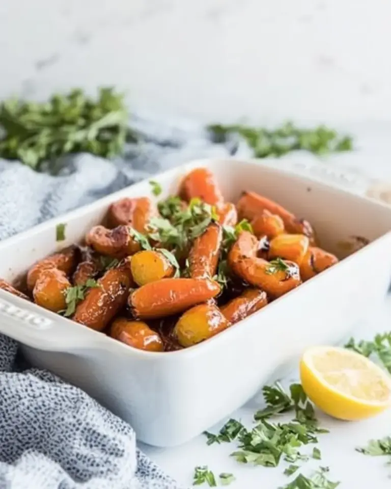 Honey Balsamic Roasted Carrots