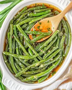 Honey Garlic Green Beans