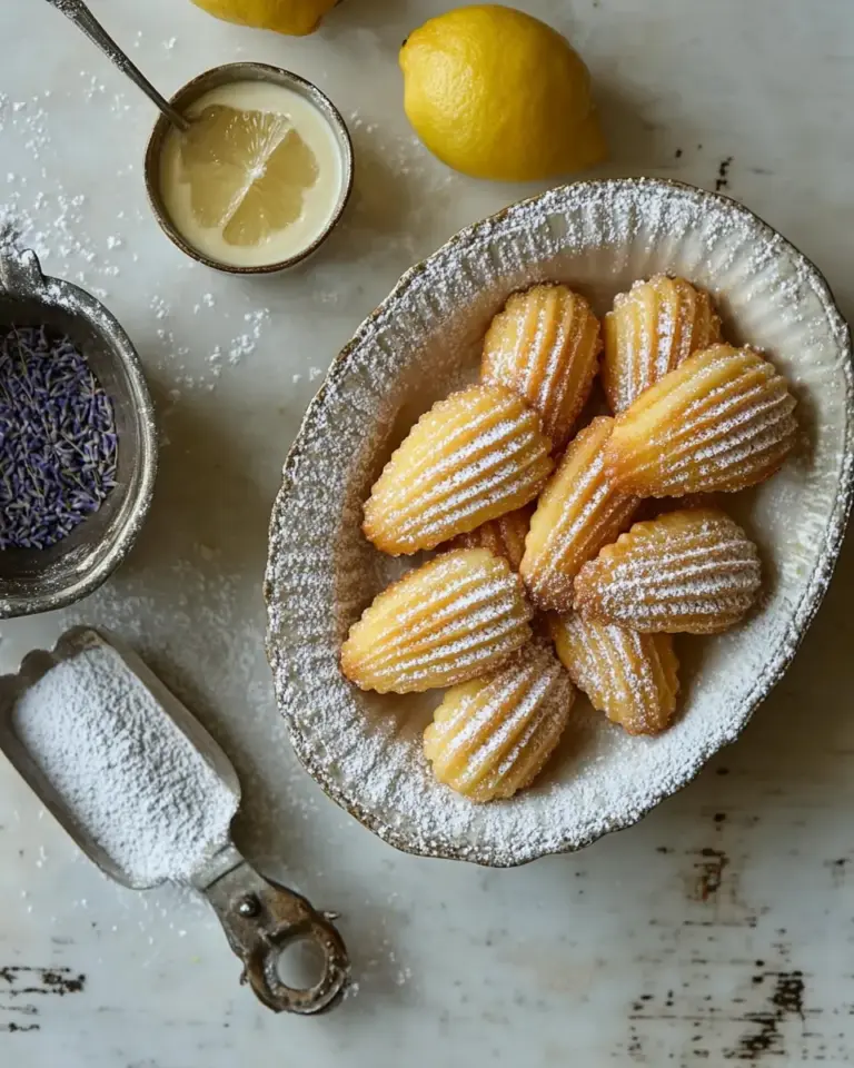 Easy Madeleines with Lavender and Lemon