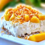 Ice Box Cake with Coconut and Mangos