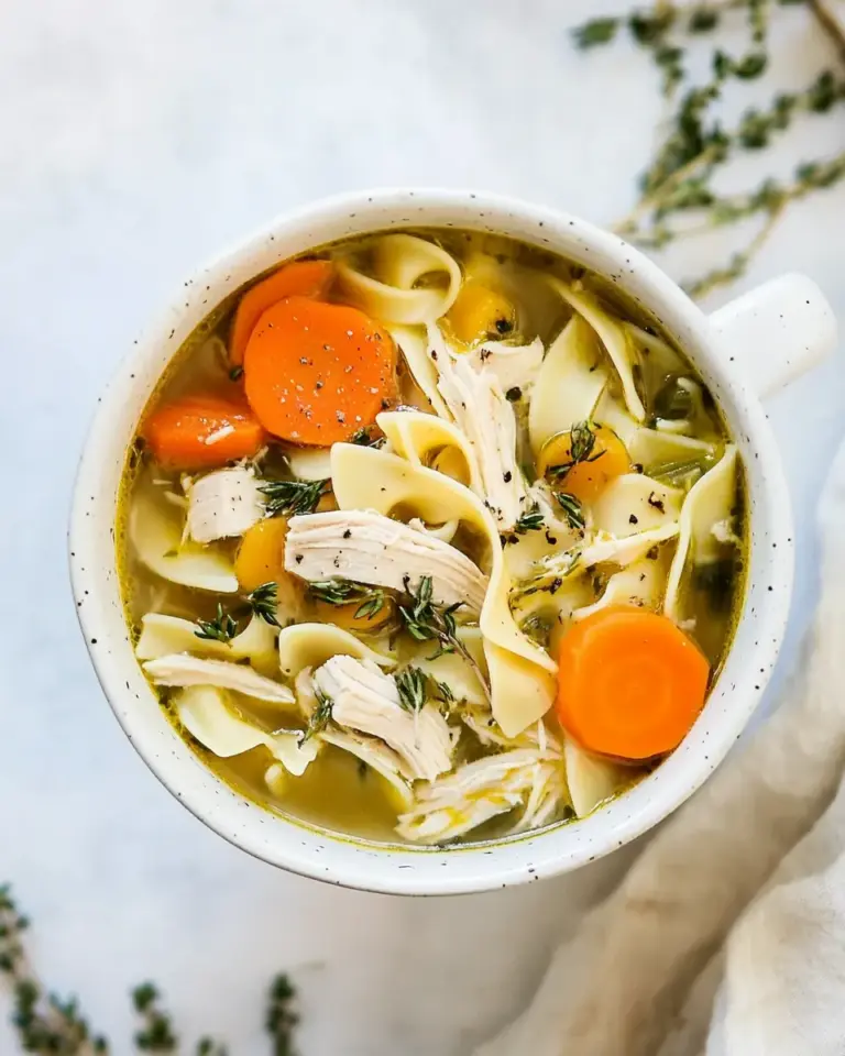 Instant Pot Chicken Noodle Soup