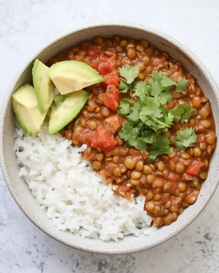Italian Lentils with Rice