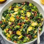 Kale and Brussels Sprouts Salad