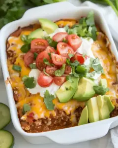 Keto Taco Casserole