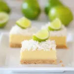 Key Lime Bars with Coconut Crust