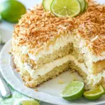 Key Lime Coconut Cake