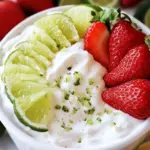Key Lime Cream Cheese Fruit Dip