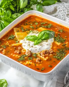 Lasagna Soup