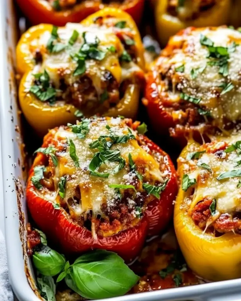 Lasagna Stuffed Peppers