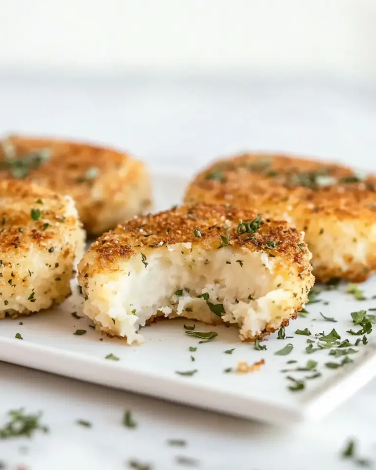 Leftover Parmesan Mashed Potato Patties