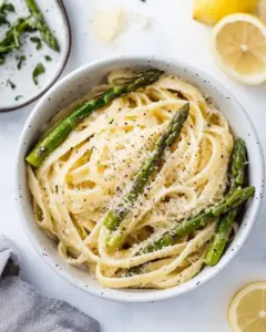 Lemon Asparagus Pasta