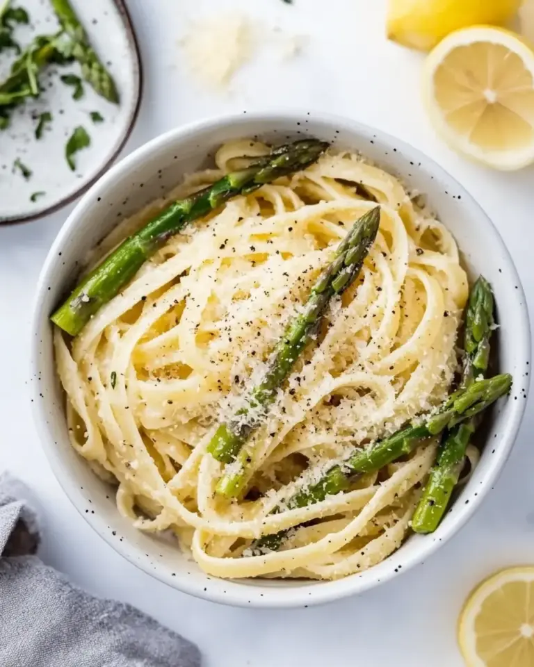 Lemon Asparagus Pasta