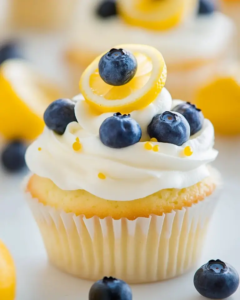 Lemon Blueberry Cupcakes
