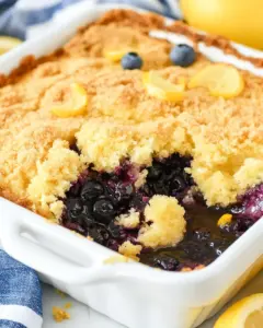 Lemon Blueberry Dump Cake