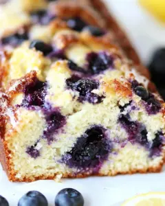 Lemon Blueberry Loaf Cake