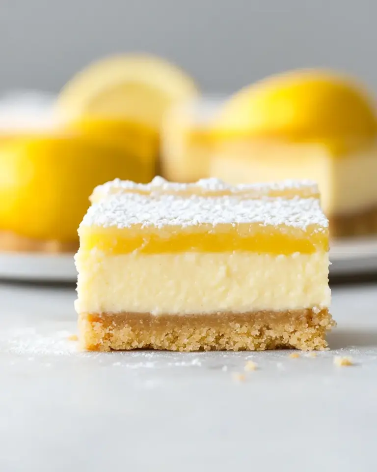 Lemon Cheesecake Bars