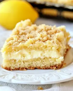 Lemon Cream Cheese Crumb Cake