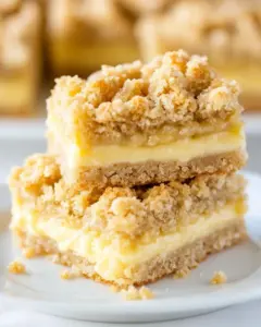 Lemon Creme Crumb Bars
