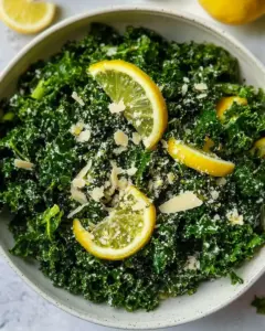 Lemon Parmesan Kale Salad