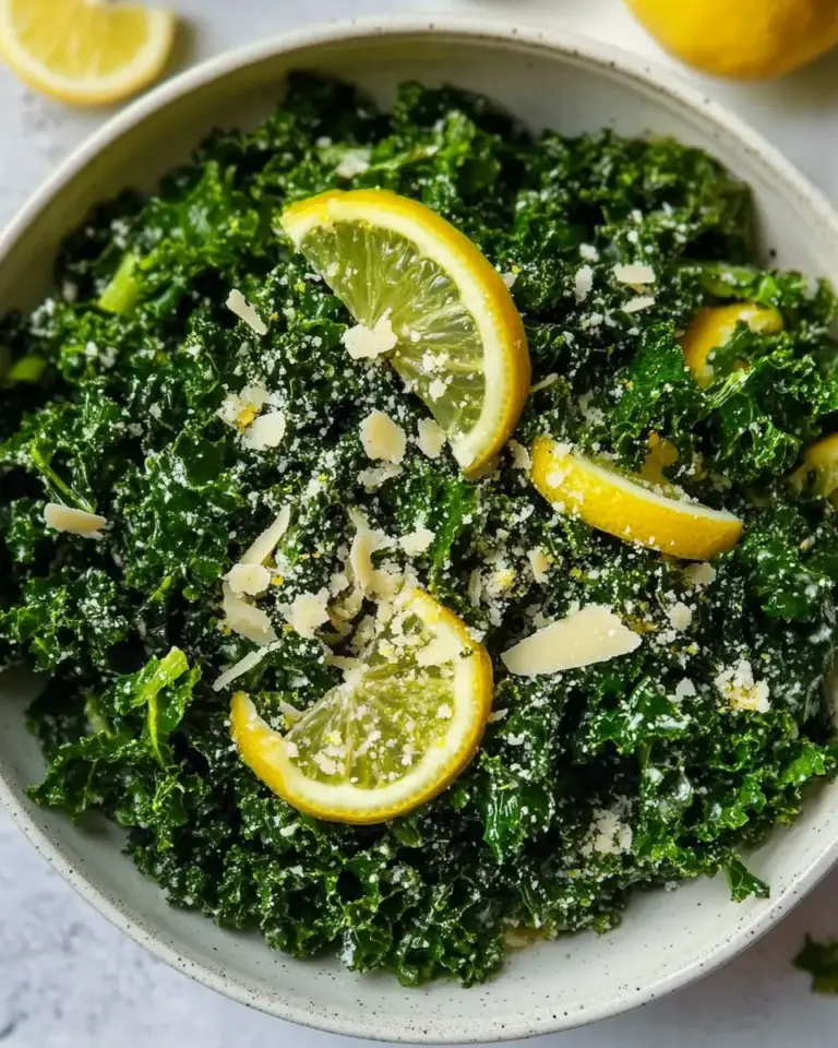 Lemon Parmesan Kale Salad