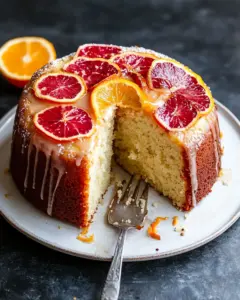Lemon Poppy Seed Cake with Citrus Honey Glaze