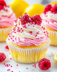 Lemon Raspberry Cupcakes