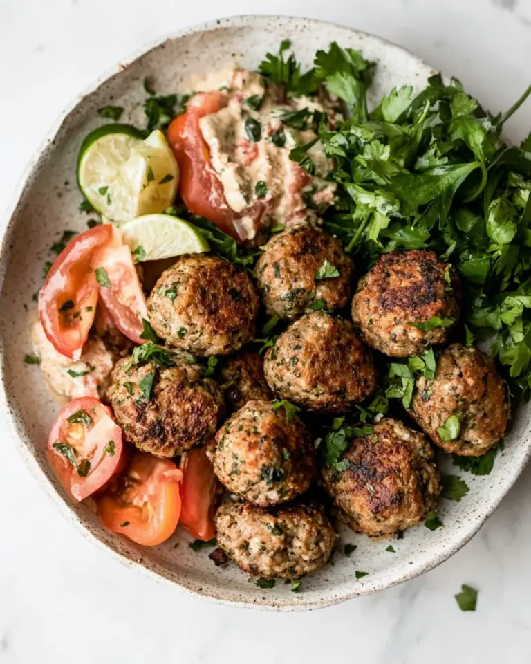 Lemony Oregano Vegan Meatballs
