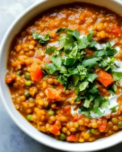 Lentil Curry Recipe