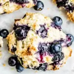 Lightened Up Blueberry Scones