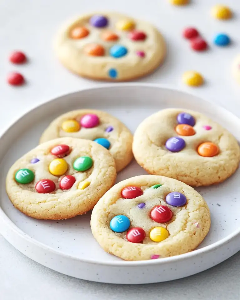 M&M Sugar Cookies