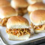 Macro Friendly Crockpot BBQ Chicken Sliders