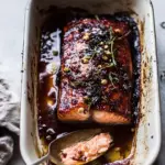 Maple Glazed Baked Salmon